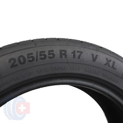 6. 2 x CONTINENTAL 205/55 R17 95V XL ContiPremiumContact 5 Sommerreifen 2018  6mm