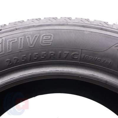 5. 2 x DUNLOP 225/55 R17C 109/107H econodrive Sommerreifen 2023 WIE NEU 7,2-7,5mm