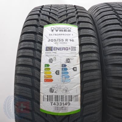 2. 205 55 16 2x NOKIAN 205/55 R16 91V SeasonProof 1 Ganzjahresreifen 2024 Ungebraucht  