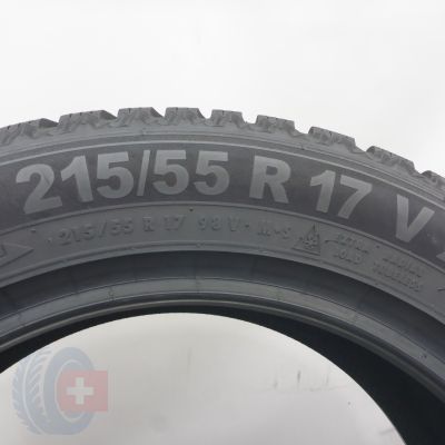 7. 215 55 17 4x SEMPERIT 215/55 R17 98V XL Speed-Grip 5 Winterreifen 2024 8,5 i 8mm WIE NEU 
