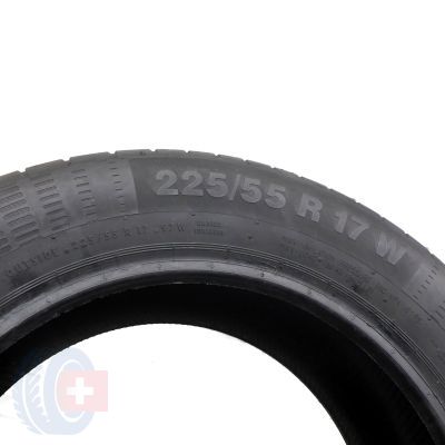 4. 2 x CONTINENTAL 225/55 R17 97W ContiEcoContact 5 Sommerreifen 2015 6,8mm