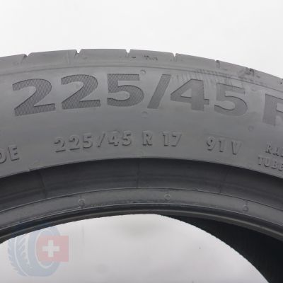 7. 225 45 17 4x CONTINENTAL 225/45 R17 91V PremiumContact 6 Sommerreifen 2020 7-6,5mm