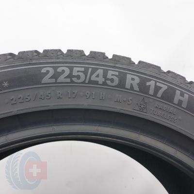 7. 225 45 17 4x SEMPERIT 225/45 R17 91H Speed-Grip 5 Winterreifen 2025 8,8mm WIE NEU 