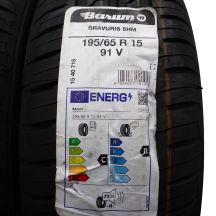 2. 195 65 15 2x BARUM 195/65 R15 91V Bravuris 5HM Sommerreifen 2022 VOLL Wie Neu