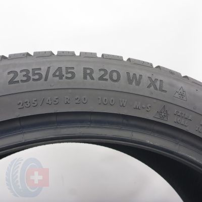 5. 235 45 20 2x CONTINENTAL 235/45 R20 100W XL WinterContact TS 870 P Winterreifen 2023 7,5-7,2mm