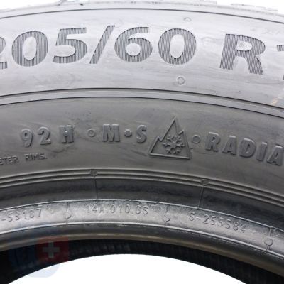2. 205 60 16 2x BARUM 205/60 R16 92H Polaris 5 Winterreifen 7,5-8mm 2021 Wie Neu