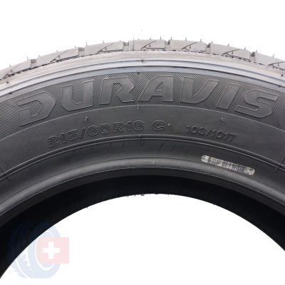 6. 215 60 16C 2x BRIDGESTONE 215/60 R16C 103/101T Duravis R660 Sommerreifen 2019 WIE NEU VOLL