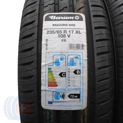 4. 235 65 17 2x BARUM 235/65 R17 108V XL Bravuris 5HM Sommerreifen 2019 WIE NEU VOLL