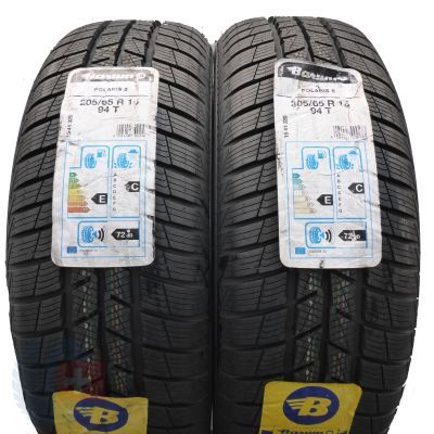  205 65 15 2x BARUM 205/65 R15 94T Polaris5 Winterreifen 2018 VOLL WIE NEU 