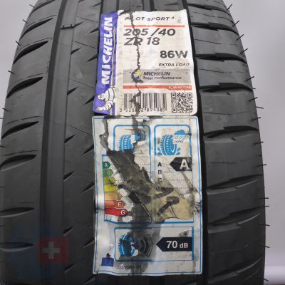 2. 205 40 18 1x MICHELIN 205/40 R18 86W XL PilotSport4 Sommerreifen 2019 UNGEBRAUCHT