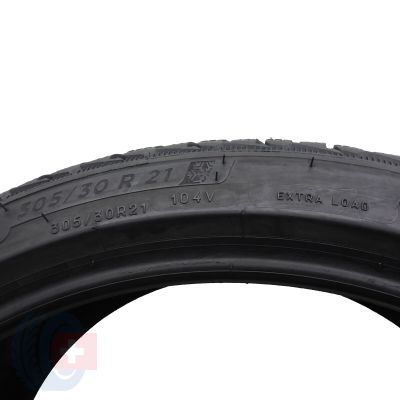 7. 305 30 21 2x MICHELIN 305/30 R21 104V XL PilotAlpin5 Winterreifen 2022 6,2-6,3mm