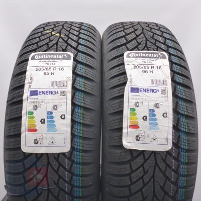 3. 205 65 16 4x CONTINENTAL 205/65 R16 95H WinterContact TS 870 Winterreifen 2022 VOLL