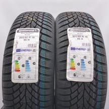 3. 205 65 16 4x CONTINENTAL 205/65 R16 95H WinterContact TS 870 Winterreifen 2022 VOLL