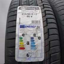 2. 215 65 17 2x CONTINENTAL 215/65 R17 99V PremiumContact6 Sommerreifen 2021 WIE NEU VOLL