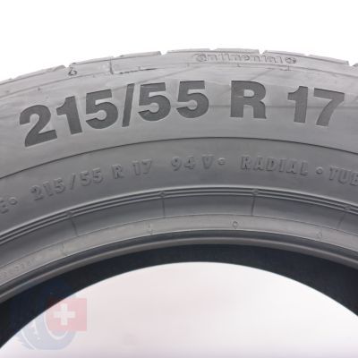 2. 215 55 17 1x CONTINENTAL 215/55 R17 94V ContiPremiumContact5 Sommerreifen 2018 WIE NEU VOLL