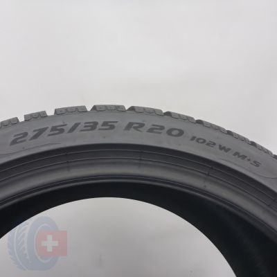 7.  275 35 20 4x PIRELLI  275/35 R20 102W XL P Zero Winter Winterreifen 2022 7mm