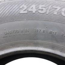 6. 245 70 16 4x BARUM 245/70 R16 107H Bravuris 4x4 Sommerreifen 2020 VOLL Wie Neu