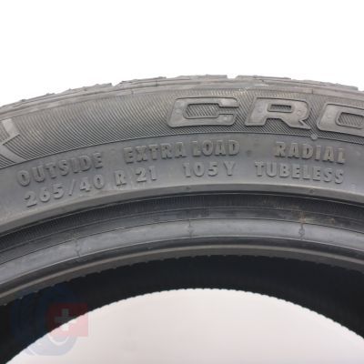 8. 265 40 21 4x CONTINENTAL 265/40 R21 105Y XL MO CrossContact UHP MO Sommerreifen 2023 WIE NEU VOLL