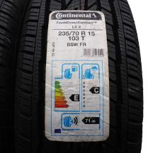 2. 235 70 15 4x CONTINENTAL 235/70 R15 103T ContiCrossContact LX2 Sommerreifen 2018/19 VOLL Wie Neu