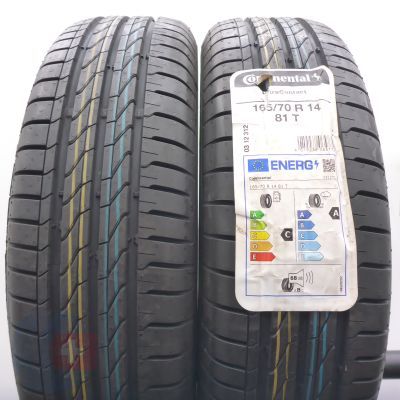 165 70 14 4x CONTINENTAL 165/70 R14 81T UltraContact Sommerreifen 2022/23 Ungebraucht   