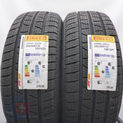 225 55 17C 2x PIRELLI 225/55 R17C 109/107T Crrier Winter Winterreifen 2024 VOLL WIE NEU 