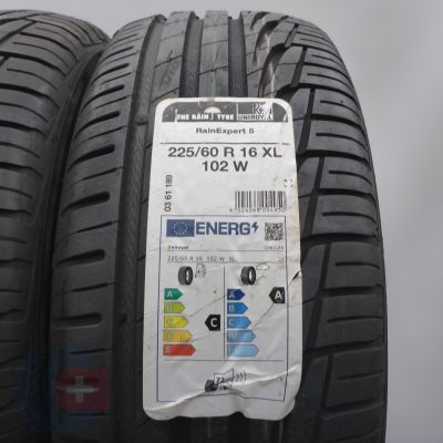 2.  225 60 16 2x UNIROYAL 225/60 R16 102W XL RainExpert 5 Sommerreifen 2021 VOLL