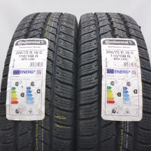 4. 205 75 16C 4x CONTINENTAL 205/75 R16C  110/108R VanContact Winter Winterreifen  2022 VOLL