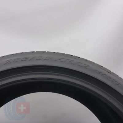 4. 285 35 22 1x PIRELLI 285/35 ZR22 106Y XL P Zero Sommerreifen 2023 5mm