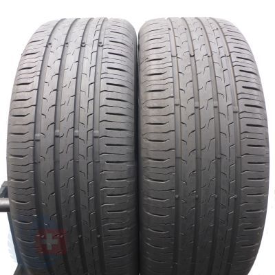 4. 215 50 18 4x CONTINENTAL 215/50 R18 96V XL EcoContact 6 Sommerreifen 2022 VOLL WIE NEU