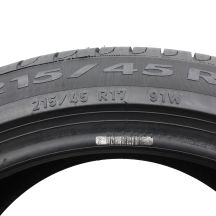 6. 215 45 17 4x PIRELLI 215/45 R17 91W XL Cinturato P7 KA Sommerreifen 2019 WIE NEU 7-8mm