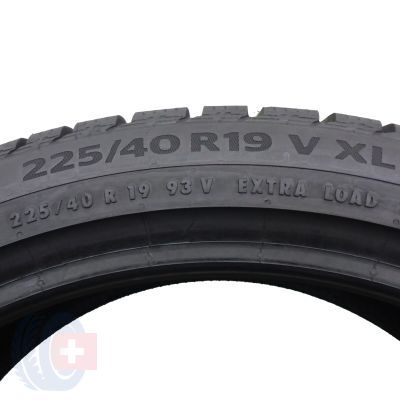 5. 225 40 19 2x CONTINENTAL 225/40 R19 93V XL WinterContact TS860S Winterreifen 2019 7,8mm