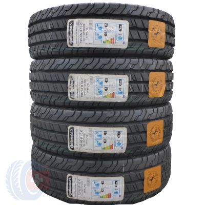 4 x CONTINENTAL 195/65 R16C 104/102T ContiVanContact 100 Sommerreifen 2018 WIE NEU VOLL