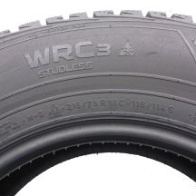 6. 215 75 16C 2x NOKIAN 215/75 R16C 116/114S WRC3 Winterreifen 2017 7,8-8mm