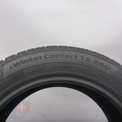 6. 205 55 16 2x CONTINENTAL 205/55 R16 91T WinterContact TS860 Winterreifen 2019 7,2-7,8mm
