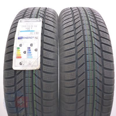  215 70 16 4x CONTINENTAL  215/70 R16 100T WinterContact TS 870 P Winterreifen 2022 VOLL 