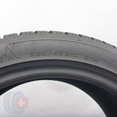 6.  225 45 17 2x DUNLOP  225/45 R17 91H Winter Sport 5 Winterreifen 2019 7,8mm 
