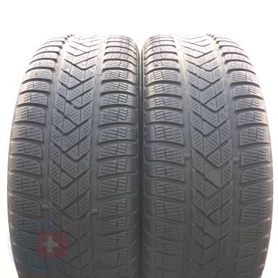 4. 4 x PIRELLI 255/45 R20 105V XL Winter Sottozero 3 RUN FLAT Winterreifen DOT17  5.5-6mm 