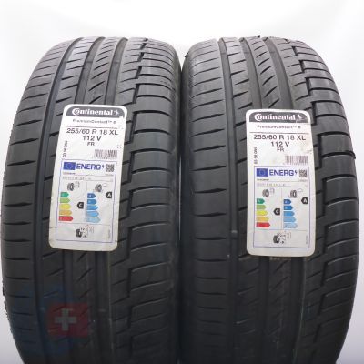 255 60 18 2x CONTINENTAL 255/60 R18 112V XL PremiumContact 6 Sommerreifen 2022  Ungebraucht  