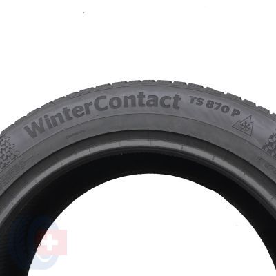 6. 255 55 20 4x CONTINENTAL 255/55 R20 110V WinterContact TS 870 P Winterreifen 2023 8,2mm WIE NEU