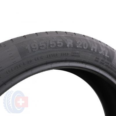 6. 2 x CONTINENTAL 195/55 R20 95H XL 5.5-6mm ContiEcoContact 5 Sommerreifen DOT18