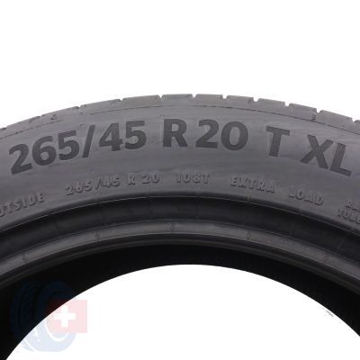 2. 265 45 20 1x CONTINENTAL 265/45 R20 108T XL EcoContact 6Q Seal + Sommerreifen 2022 5,5mm