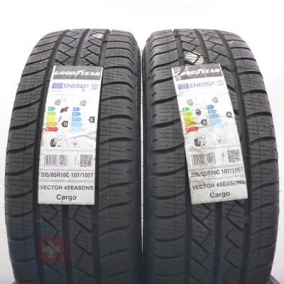 5. 205 65 16C 4x GOODYEAR 205/65 R16C 107/105RT Vector 4Seasons Cargo Ganzjahresreifen 2024 Ungebraucht  