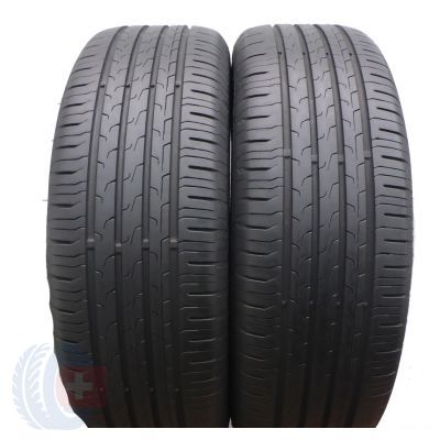 3. 4 x CONTINENTAL 215/60 R17 96H ContiEcoContact 5 Sommerreifen DOT20/21  5.8-6mm