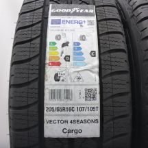 3. 205 65 16C 4x GOODYEAR 205/65 R16C 107/105RT Vector 4Seasons Cargo Ganzjahresreifen 2024 Ungebraucht  