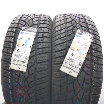 225 50 18 2x DUNLOP 225/50 R18 99H XL SP Winter Sport 3D A0 Winterreifen 2023 Ungebraucht   