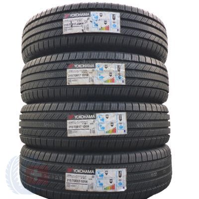 215 70 17 4x YOKOHAMA 215/70 R17 101H Geolandar CV Sommerreifen M+S 2021 WIE NEU VOLL