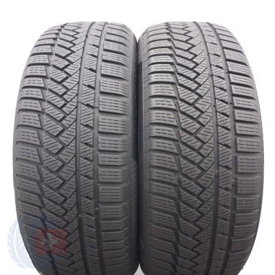 5. 215 55 18 4x CONTINENTAL 215/55 R18 99V XL WinterContact TS850P Winterreifen 7-7,8mm 2021 Wie Neu