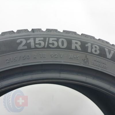 5. 215 50 18 4x SEMPERIT 215/50 R18 92V Speed-Grip 5 Winterreifen 2024 8,2-8mm WIE NEU