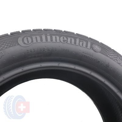 5. 4 x CONTINENTAL 245/50 R18 100H ContiWinterContact TS810 S RSC Winterreifen 7mm WIE NEU 