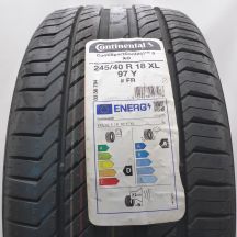  245 40 18 1x CONTINENTAL 245/40 R18  97Y XL ContiSportContact 5 A0 Sommerreifen 2022 Ungebraucht  